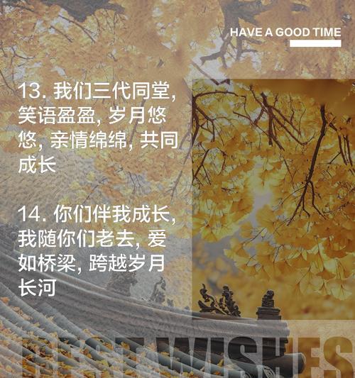 温暖岁月（亲情的力量）